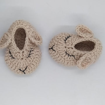 Lamb Baby Booties