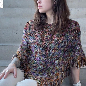 Boho Poncho Crochet Pattern