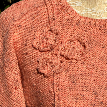 Summer Top with Crochet Flowers