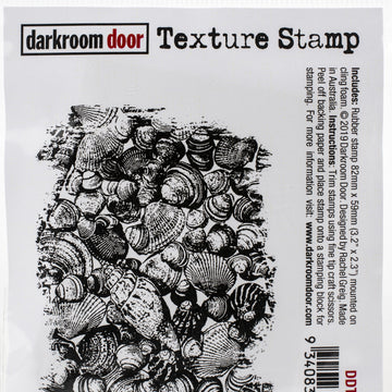 Darkroom Door Texture Stamp 3.3"X1.8" - Shells