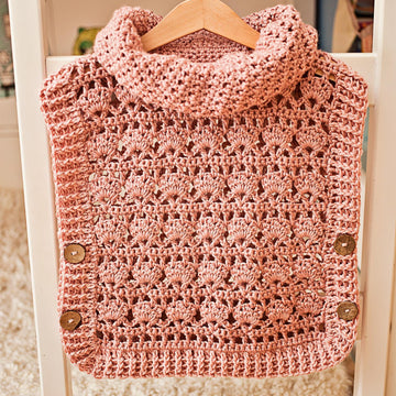 Rose Poncho - Pullover