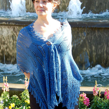 The Witches of Lake Enara rectangular shawl