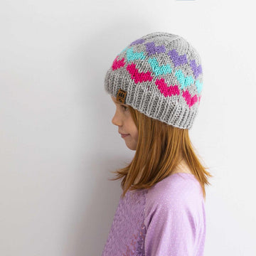 Colorful Hearts Beanie Hat Baby Children Women Men Toque Valentine's Day