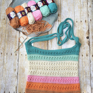 Colorful Beach Market Bag