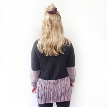 Lavender Dip Sweater