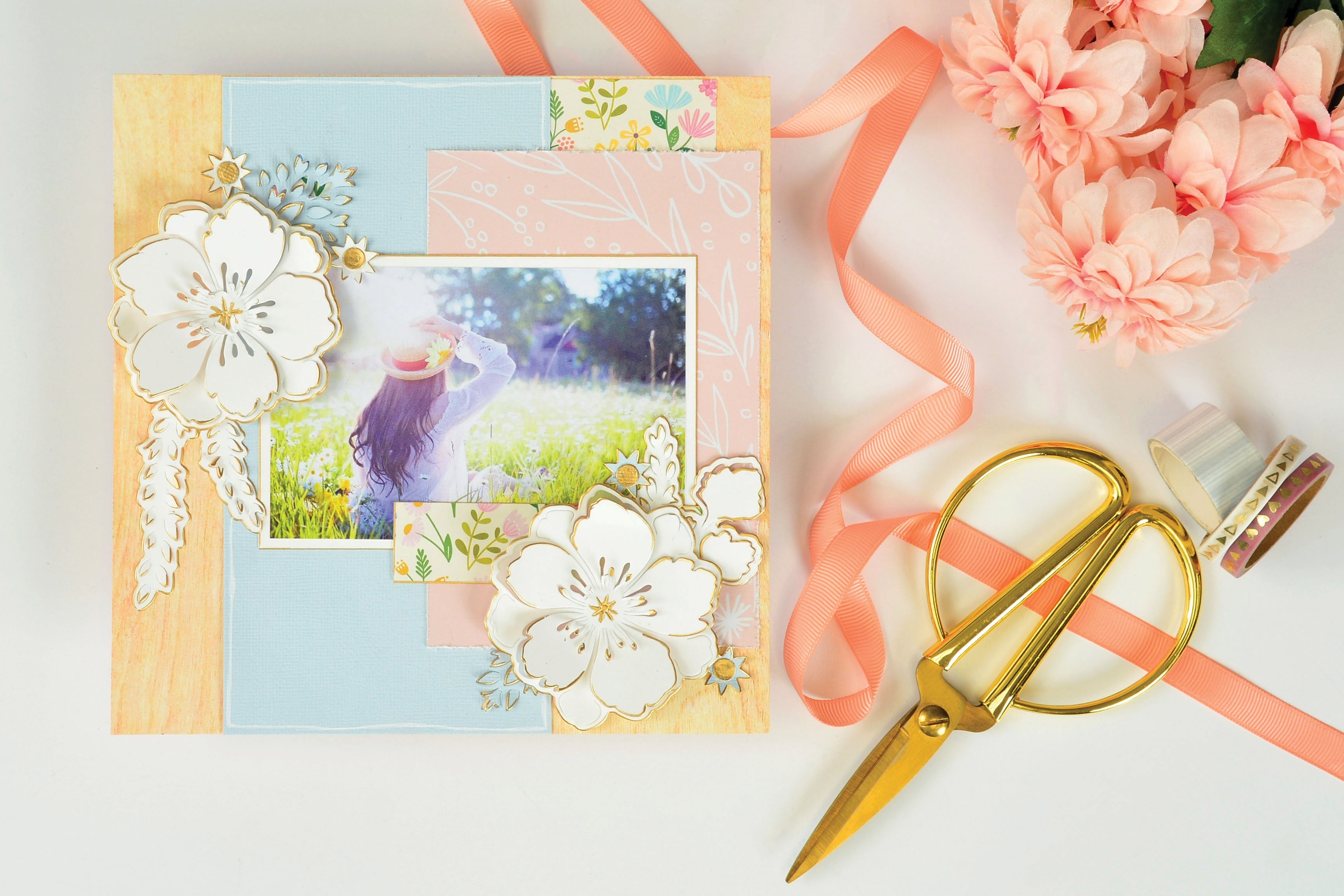 Sizzix Thinlits Dies 13/Pkg - Peony Pop-Up