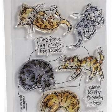 Stampendous Perfectly Clear Stamps - Kitty Therapy