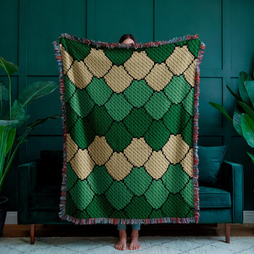 Snake Blanket C2C Crochet Pattern