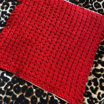 Knit and Purl Patchwork Blanket