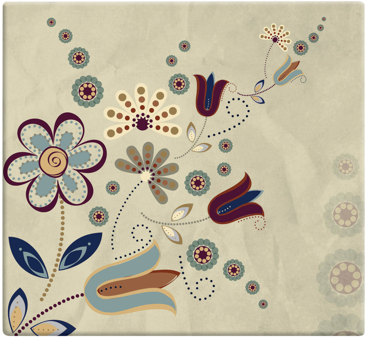 MBI Fashion Post Bound Album 12"x12" - Folk Floral