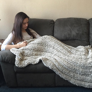 Chunky Knit Blanket