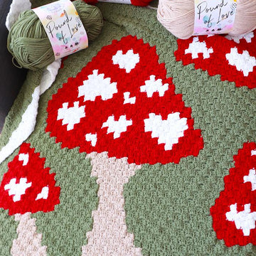 Mushroom Love Blanket