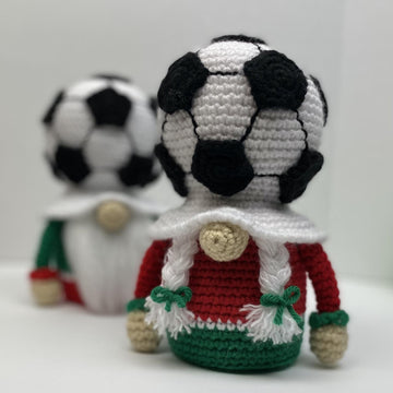 Soccer Ball Hat Gnome
