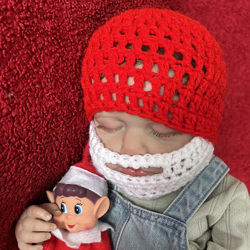 Baby Santa Beard hat