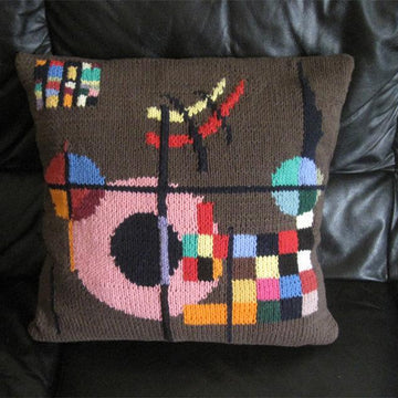 Modern Art Pillow - Kandinsky, Gravitation