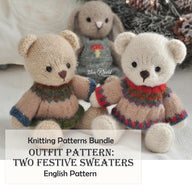 Christmas Sweaters fot Teddy and Bunny