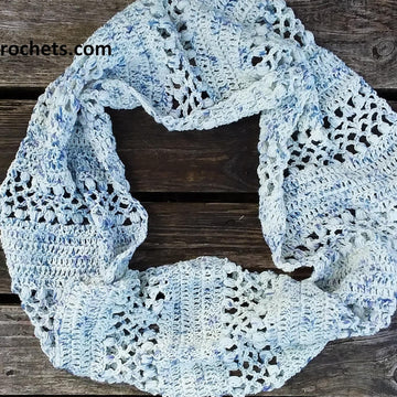Speckled Infinity Scarf Written Pattern