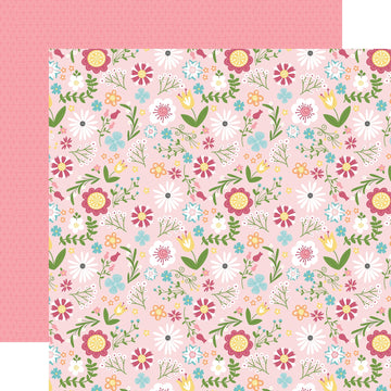 Echo Park Paper All Girl Double-Sided Cardstock 12"X12" 25/Pkg - All Girl Floral