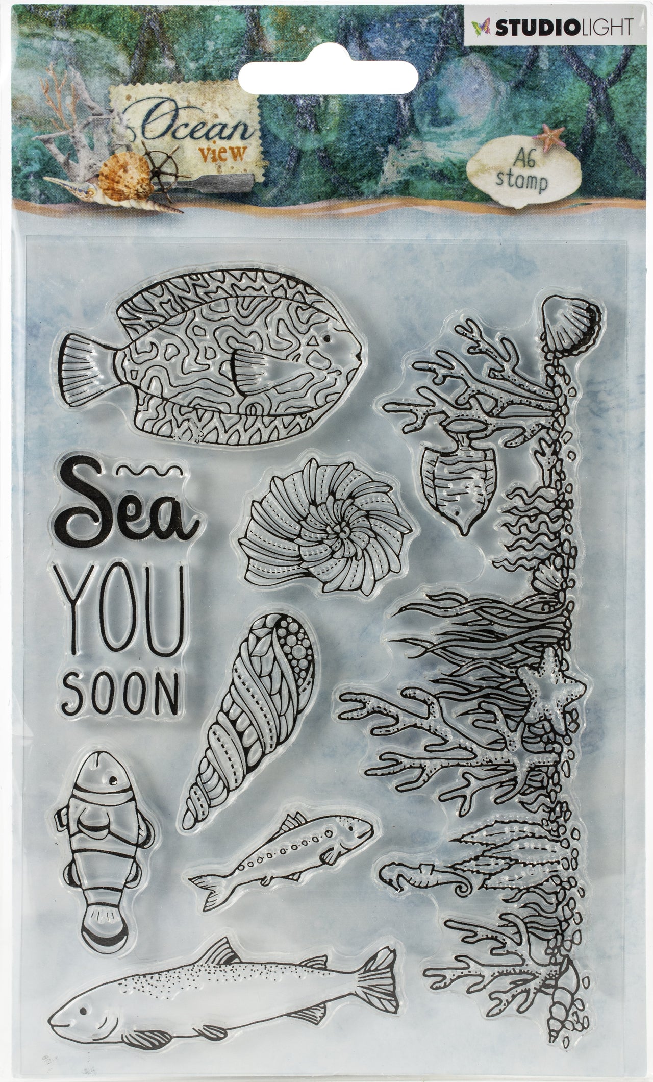 Studio Light Ocean View Clear Stamps - NR. 369