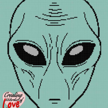 Alien Face Stitch graph