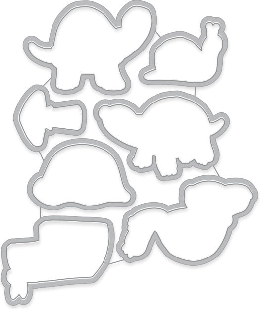 Hero Arts Frame Cut Dies - Pet Turtle