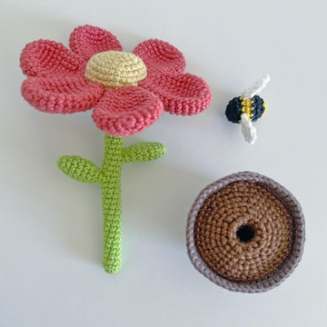 Bumble Blossom Amigurumi Crochet Pattern