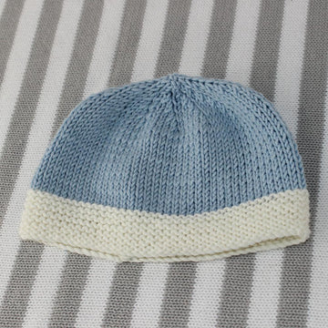 Baby 2 Colour Beanie Hat