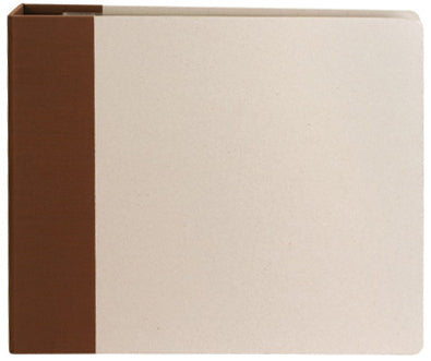 American Crafts Modern D-Ring Album 12"X12" - Chestnut