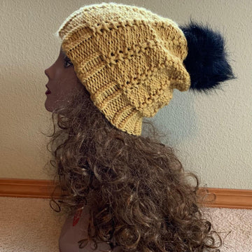 Barrels & Purls Hat -- a loom knit pattern