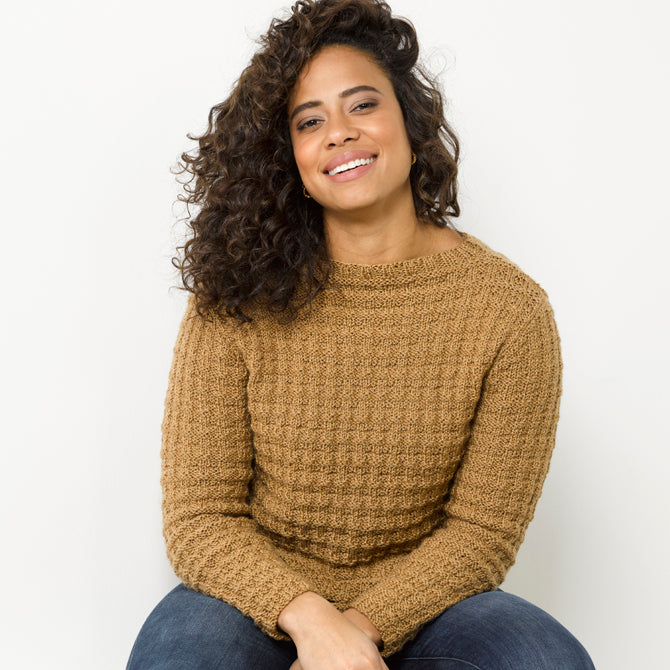 Selway Pullover - Sweater Knitting Pattern for Women in Tahki Yarns Whistler