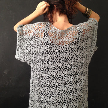 Boho Crochet Robe