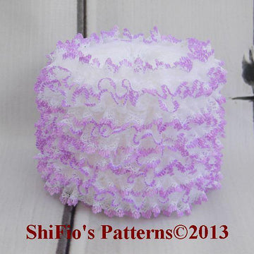 256-Toilet Roll Covers Owl, Lace Knitting Pattern #256