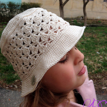 Cappellino per  Bimbi di 3 - 4 Anni Modello per Uncinetto