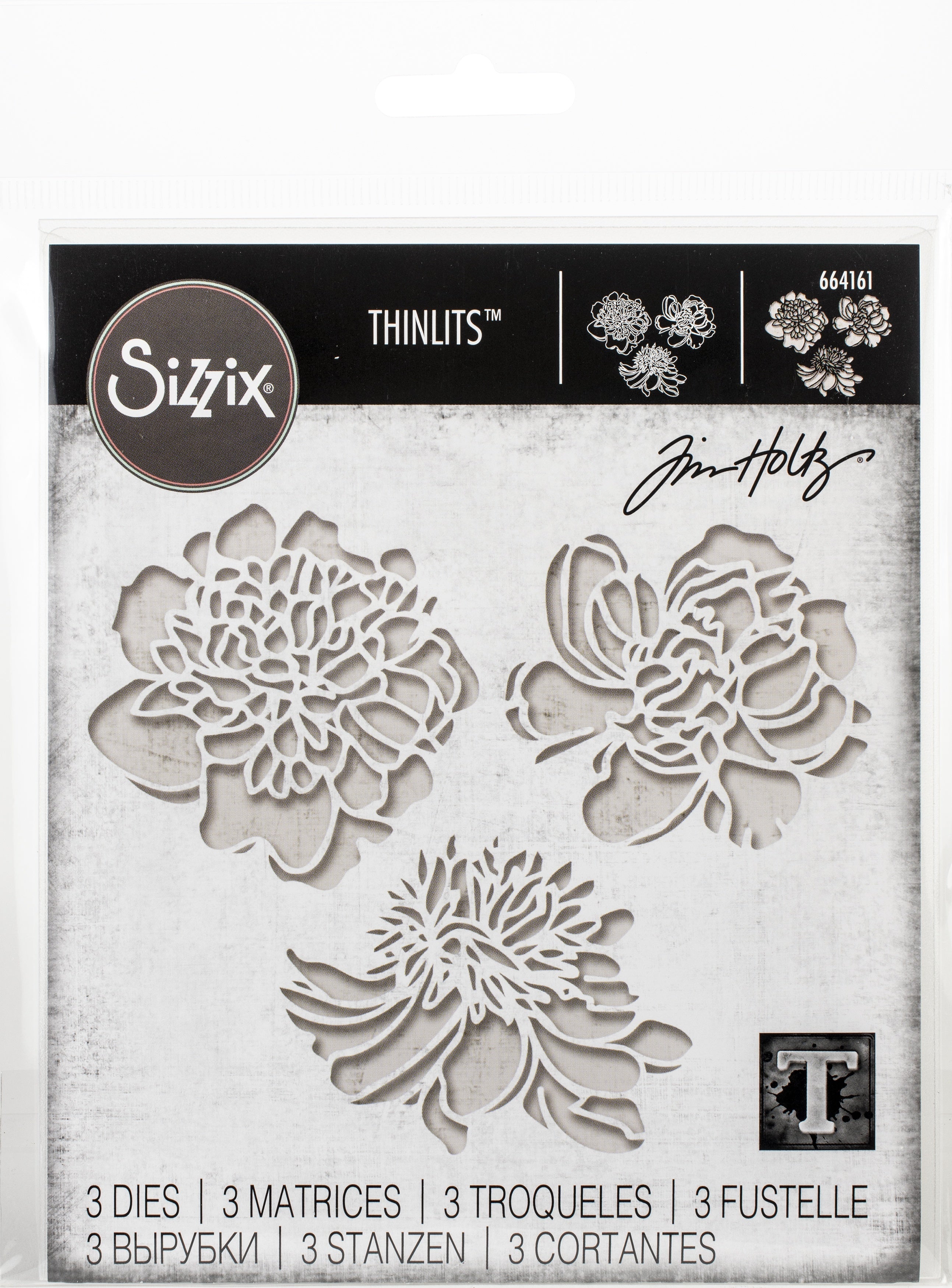 Sizzix Thinlits Dies By Tim Holtz - Cutout Blossoms