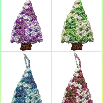 Häkelanleitung Weihnachtsbaum Anhänger