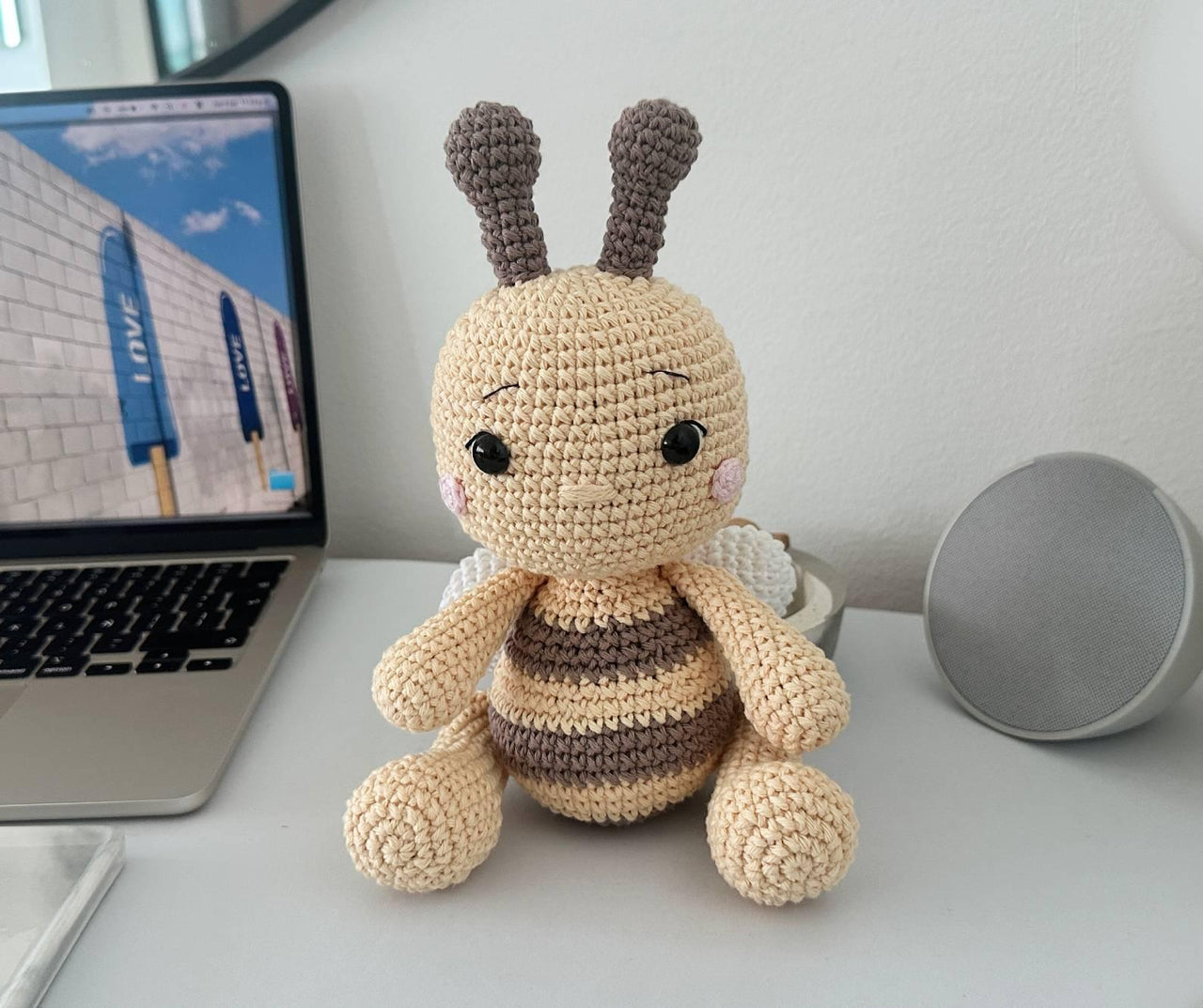 Bee Amigurumi Crochet Pattern PDF – Bee Soft Toy, Stuffed Animal Tutorial