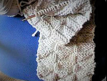 Rugged Edged Triangle Scarf