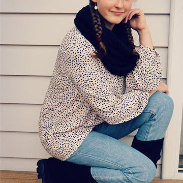 Jet Set Cowl and Leg Warmers