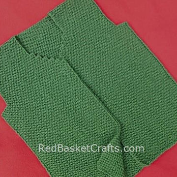 Novice Vest, Garter Stitch - No Purling