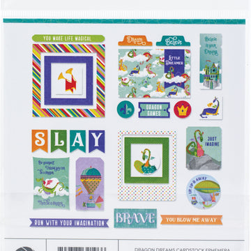 Photoplay Paper Dragon Dreams Ephemera Cardstock Die-Cuts - 628227