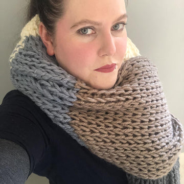 Knitted Blanket Scarf Pattern
