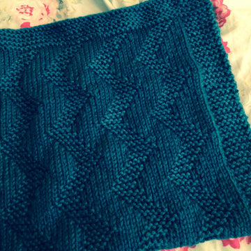 Zig Zag Blanket Knitting Pattern
