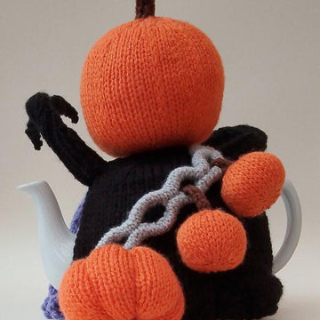 Halloween Pumpkin Reaper Tea Cosy