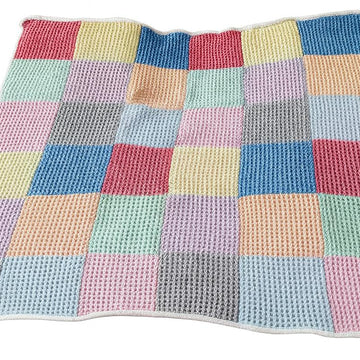 126. Patchwork Baby Blanket