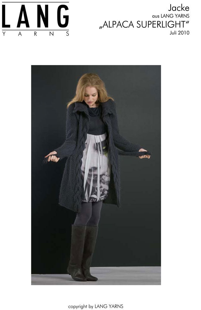 Jacke in Lang Yarns Alpaca Superlight