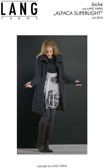Jacke in Lang Yarns Alpaca Superlight