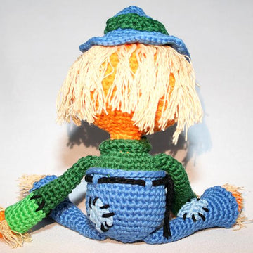 Scarekin (Pumpkin Scarecrow) - Amigurumi