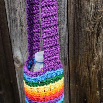 Rainbow Water Bottle Holder