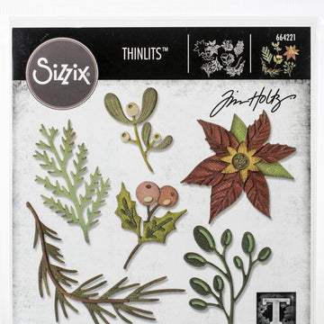 Sizzix Thinlits Dies By Tim Holtz - Funky Festive Florals