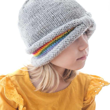 Peekaboo Rainbow Hat